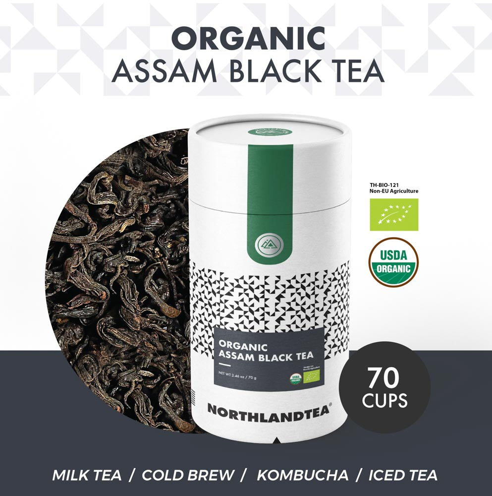 Organic Assam Black Tea 70 g (2.46 oz)