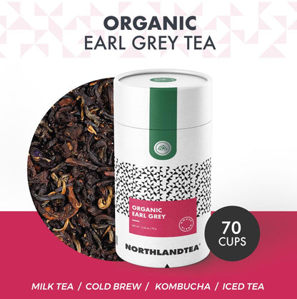 Organic Earl Grey Tea 70 g (2.46 oz)