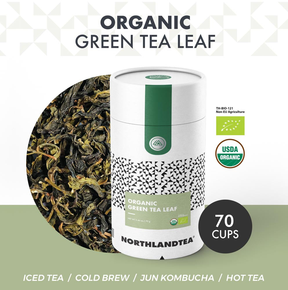 Organic Green Tea Leaves 70 g (2.46 oz)